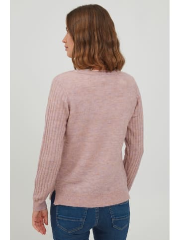 Fransa Strickpullover FRCESANDY 1 PULLOVER - 20609721  Strickpullover mit Strukturmuster in Rosa