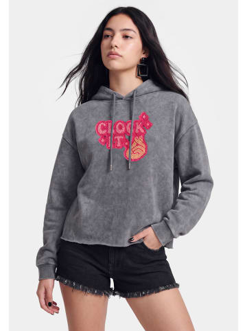 myMo ROCKS Women Hoodie in Grey