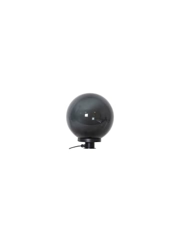 STAR Trading Outdoor-Kugelleuchte ,Orby' mit Erdspieß, E27, rauchgrau, Ø 30cm