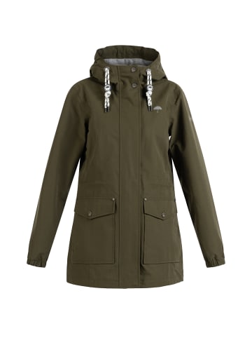 Schmuddelwedda Damen Regenjacke in Militäroliv