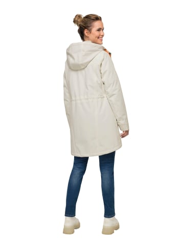 LAURASØN Parka in cremeweiß