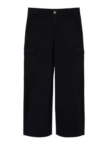 name it Wide Leg Cargohose in black