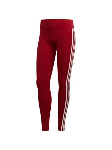 adidas Leggings Believe This 3-Streifen in Rot