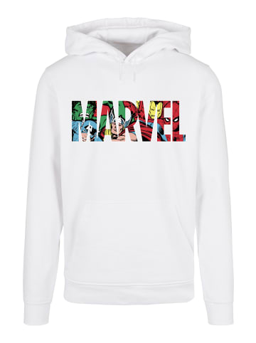 F4NT4STIC Basic Hoodie Marvel Avengers Logo Character infill in weiß