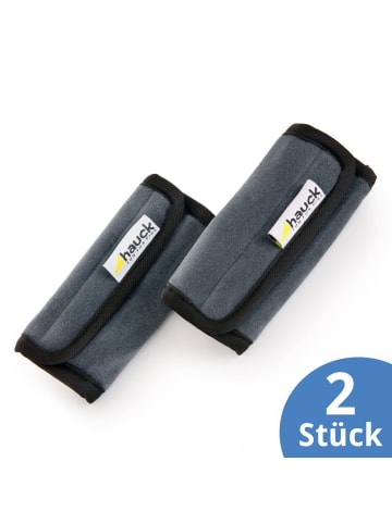 Hauck Gurtpolster Smoothe Me - 2er Pack - Grau in grau,schwarz