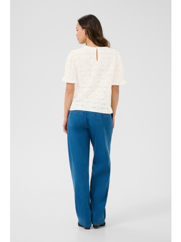 Cream Kurzarm-Bluse CRLibby Regular fit in Snow White