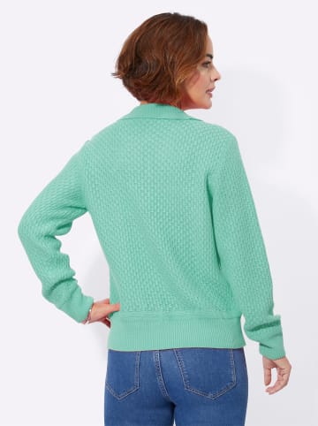 WITT WEIDEN Polopullover in türkis