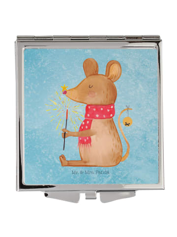 Mr. & Mrs. Panda Kleiner Spiegel Maus Weihnachten ohne Spruch in Eisblau