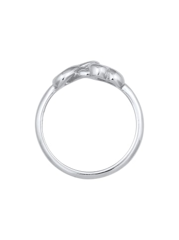 Elli Ring 925 Sterling Silber Herz, Infinity in Silber