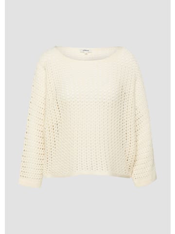 s.Oliver Strickpullover in 0210_creme
