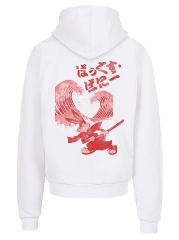F4NT4STIC Ultra Heavy Hoodie Looney Tunes Bugs Bunny Shogun in weiß