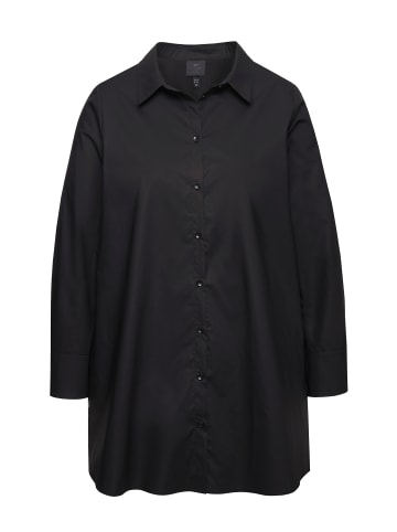 Ulla Popken Hemdbluse in schwarz