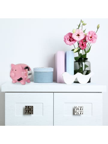 2 x Sparschwein in Rosa - (B)15,5 x (H)14,5 x (T)20 cm