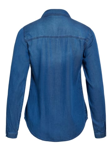 Vila Jeanshemd in Dark Blue Denim 1