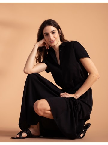 More & More Maxiblusenkleid in black