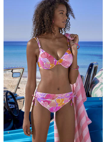 Sunseeker Bügel-Bikini-Top in lila-orange
