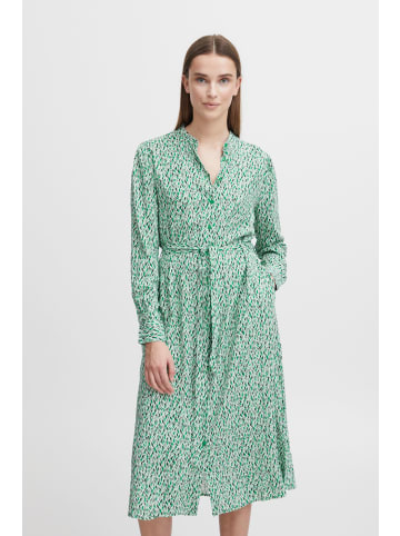 b.young Blusenkleid BYJOSA SHIRT DR 2 - 20812709  Feminines Midikleid mit Muster in Grün