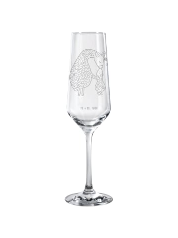 Mr. & Mrs. Panda Sektglas Giraffe Kind ohne Spruch in Transparent