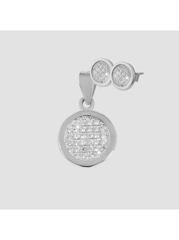 Adeliás Damen Anhänger – Anhänger aus 925 Silber mit Zirkonia in silber
