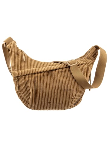 Prato SC08 zeitlose zeitlose Umhängetasche aus Breitcord in khaki