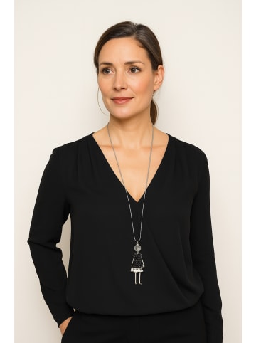 collezione alessandro Lange Kette " Madame Noir " in silber