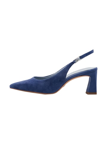 Tamaris Lederpumps mit Absatz Blau