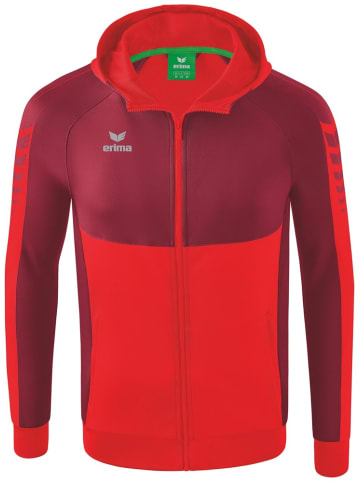 erima Kinder Trainingsjacke "Six Wings Trainingsjacke Mit Kapuze" in Rot