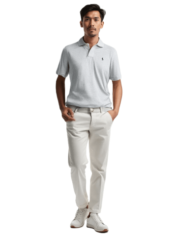 POLO RALPH LAUREN Piqué-Poloshirt Classic Fit Grau