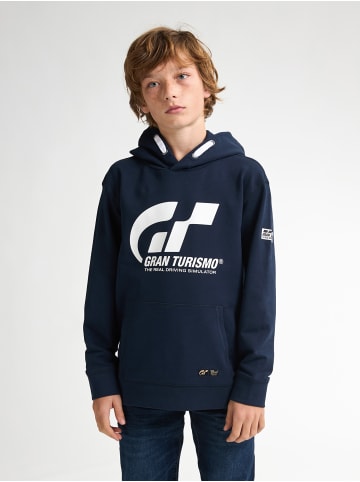 Petrol Industries Lässiger Kapuzenpullover Gran Turismo Torque in Blau