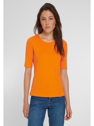 PETER HAHN Rundhalsshirt Cotton in orange