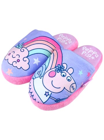 Peppa Pig Hausschuhe Peppa Pig Regenbogen in Lila