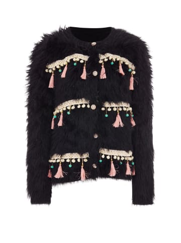 IZIA Damen Strickjacke in Schwarz