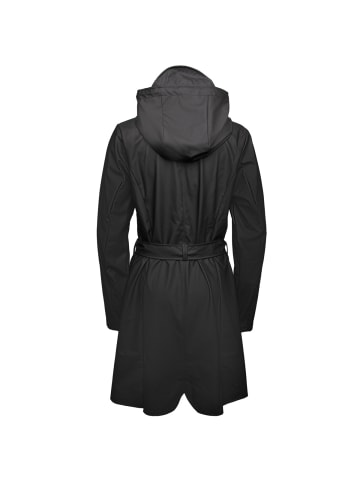 RAINS Regenjacke Curve W Jacket W3 in schwarz