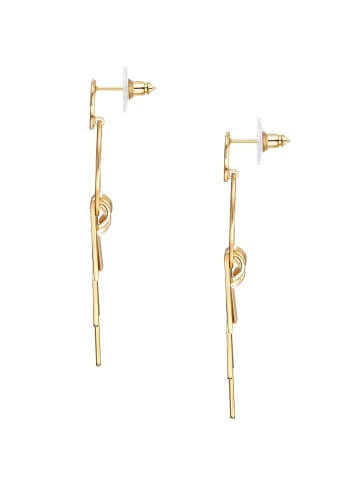 Lulu & Jane Ohrringe aus Metall-Legierung in gelbgold