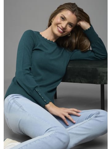 Laura Scott Strickpullover in dunkelgrün