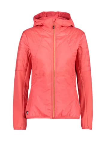 cmp Wanderjacke Hybrid Jacket Fix Hood in Koralle