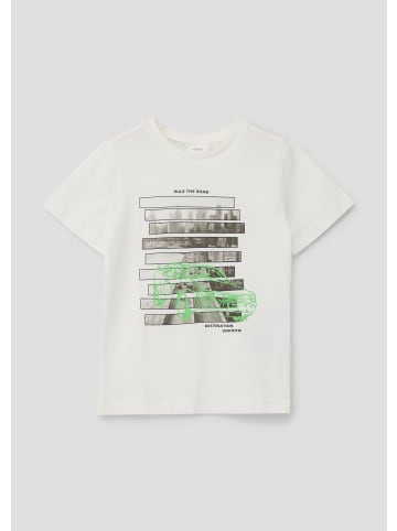 s.Oliver T-Shirt kurzarm in Creme