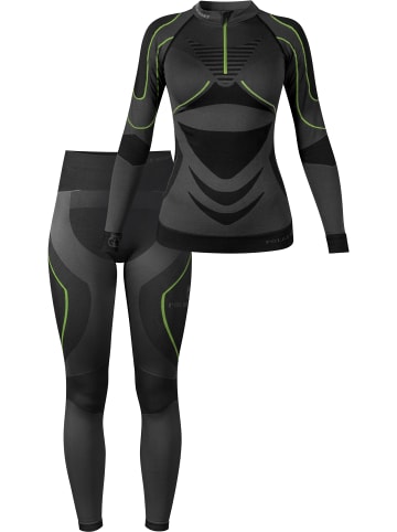 Polar Husky Damen Funktionsunterwäsche Set in Grün