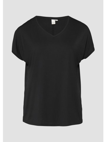 QS T-Shirt in 9999_schwarz