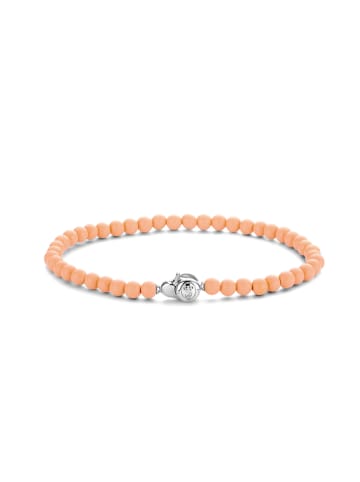 Ti Sento Milano Armband "mit korallenpinke Kugeln" in Rosa