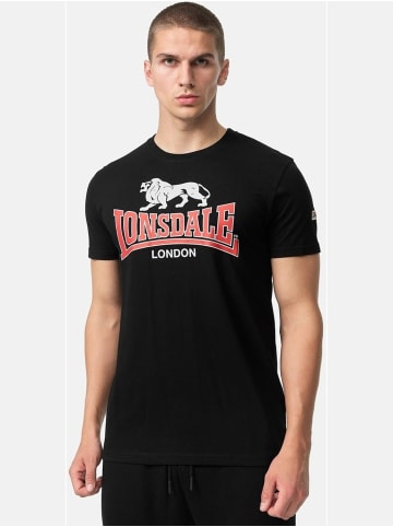 Lonsdale T-Shirt "Cromane" in Schwarz