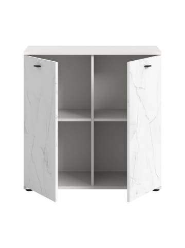 ebuy24 Sideboard Stone Weiß 86 x 40 cm