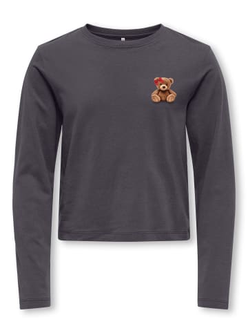 KIDS ONLY Langarmshirt KOGREX L/S PRINT TOP JRS in blackened pearl