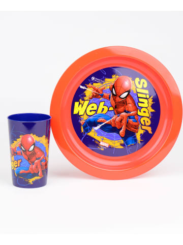 Spiderman 12-tlg.Set: Kindergeschirr Spider-Man in Bunt