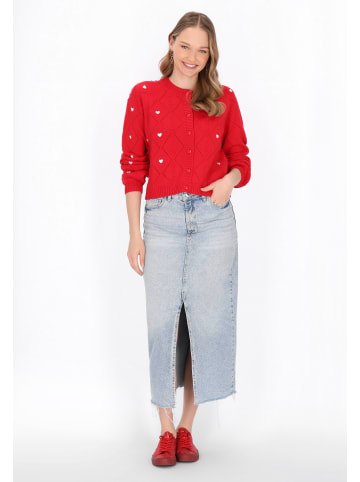 myMo Cardigan in red