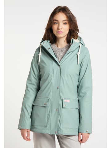 myMo Regenjacke in Rauchmint