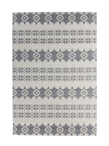 Kayoom Kurzflor Teppich Mirage 410 in grau - elfenbein - rechteckig