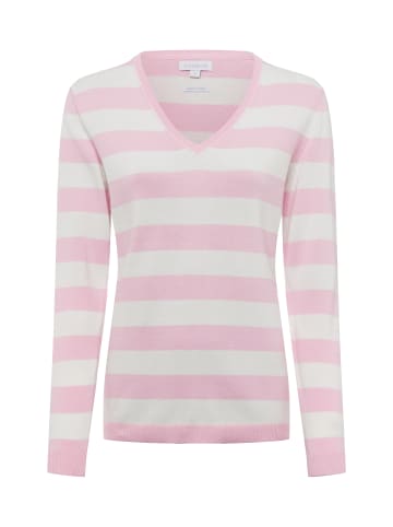 brookshire Strickpullover in weiß rosa - 0003