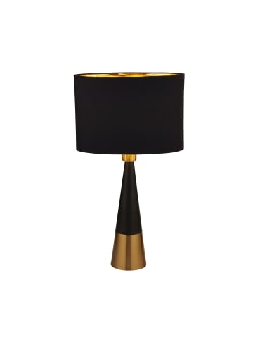 Licht-Erlebnisse Tischlampe (B)18.5 x (L)32.5 x (H)58.5 cm in Schwarz Gold Kupfer
