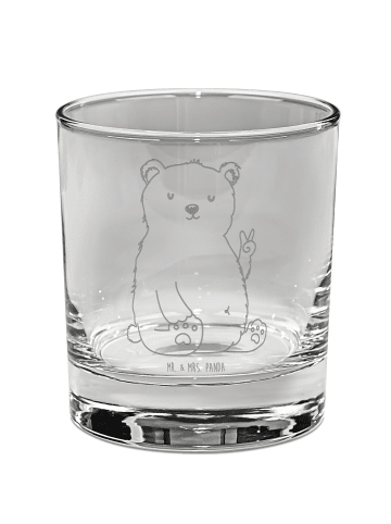 Mr. & Mrs. Panda Tumbler Eisbär Faul ohne Spruch in Transparent